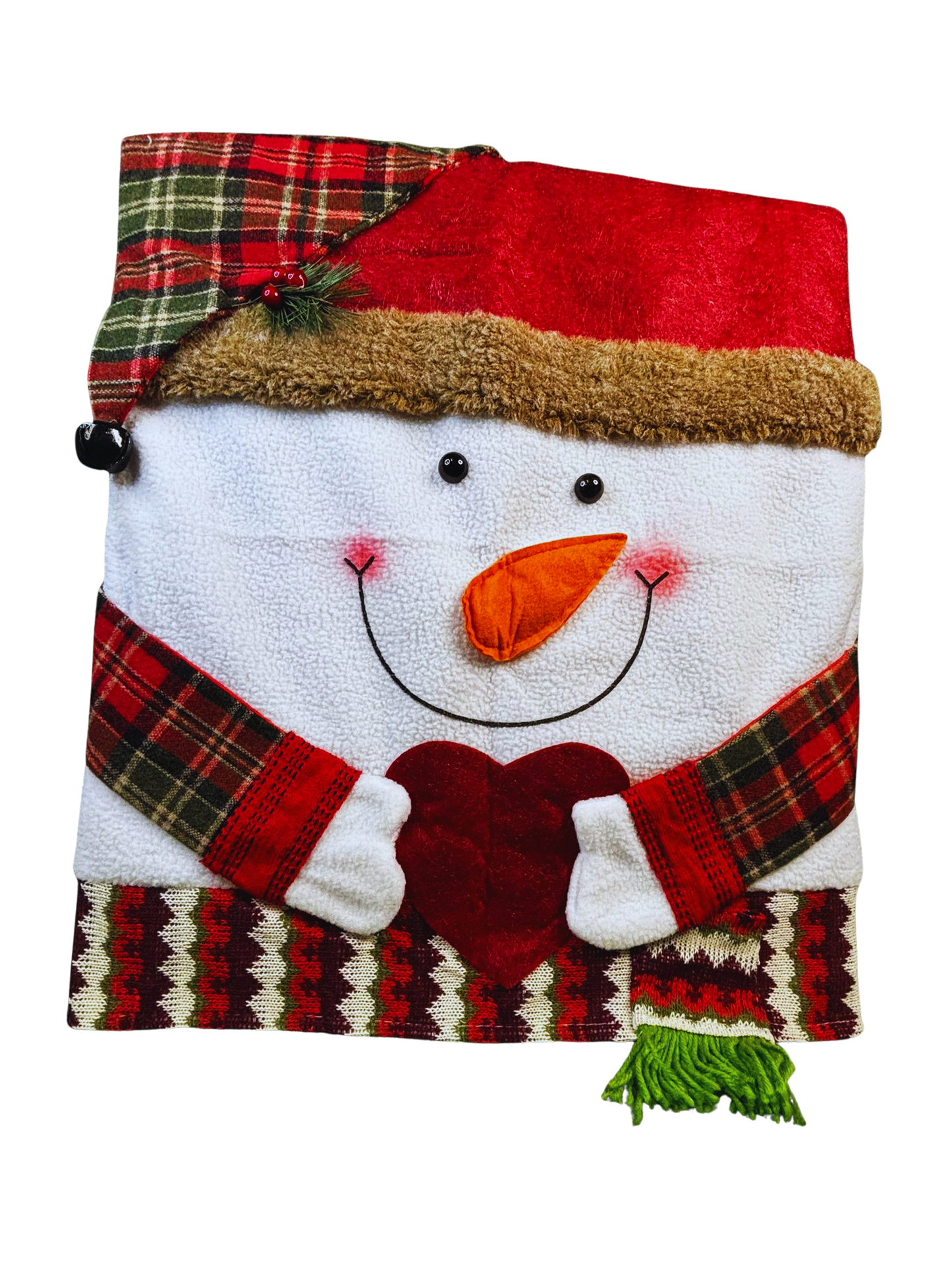 Weihnachtsstuhlüberzug Schneemann