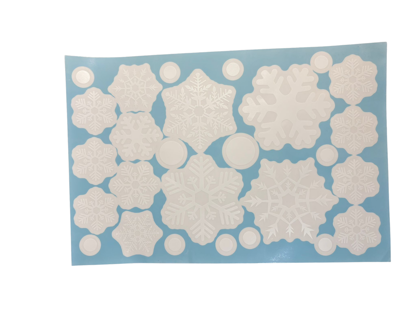 Weihnachtskranz Aufkleber Fenster