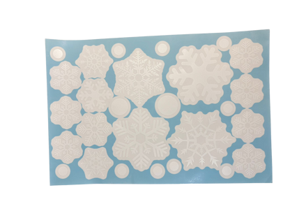 Weihnachtskranz Aufkleber Fenster