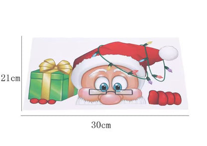 Rentiermuster Fensteraufkleber