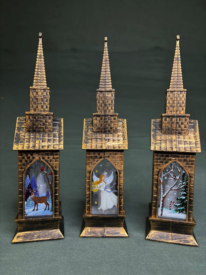 Weihnachtshaus LED Engel