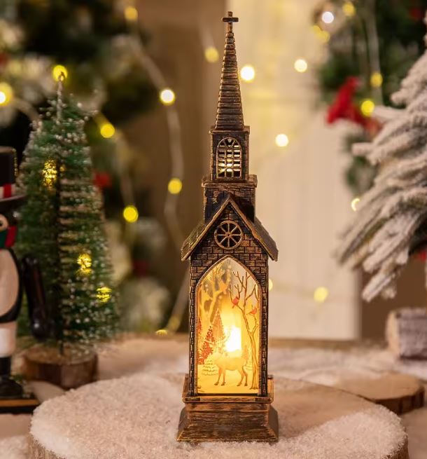 Weihnachtshaus LED Rentier